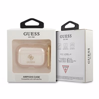 Guess GUAPUCG4GD AirPods Pro kate kuldne/kuldne Glitter Collection