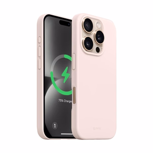 Crong Color Cover Magnetic MagSafe ümbris seadmele iPhone 16 Pro Max, liivaroosa