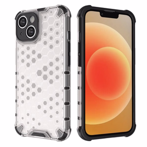 Honeycomb ümbris iPhone 14 Plus'ile soomustatud hübriidkate sinine