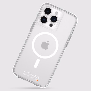 Case-Mate Ultra Tough+ D3O MagSafe ümbris seadmele iPhone 15 Pro Max, läbipaistev