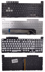 Keyboard ASUS FA506, FA706, US, koos RGB backlight