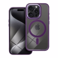COLOR EDGE MAG COVER Ümbris compatible with MagSafe jaoks IPHONE 15 Pro deep lilla