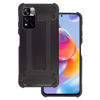 Armor Carbon Ümbris jaoks Xiaomi Redmi Note 11 5G/Note 11S 5G/Poco M4 Pro 5G Must