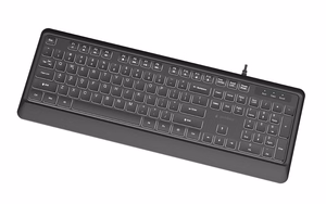 GEMBIRD KB-UML-04 multimeedia klaviatuur USB, ENG, must