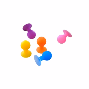 Phone hoidja with a round head - punane