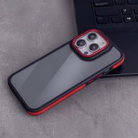 Crystal must ümbris for Xiaomi Redmi Note 14 5G (Global) punane