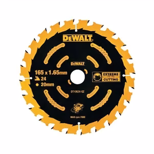 DeWalt DT10624-QZ – 165 × 20 mm ketassaetera puidu lõikamiseks
