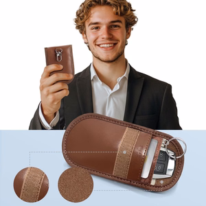 Tech-Protect KLR100 RFID Blocking Car Key Ümbris - Brown