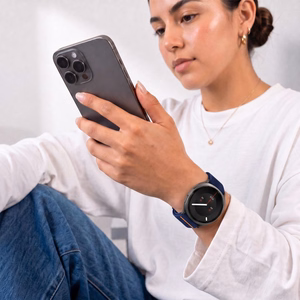 Tech-Protect Nylon Clasp rihm mudelile Samsung Galaxy Watch Ultra 47 mm – tumesinine