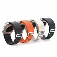 DUX DUCIS strap GS nylon jaoks Apple Watch 42 / 44 / 45 / 49 mm olive