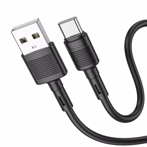 Hoco X83 USB-A – USB-C kaabel Cable USB A to USB C Hoco 3A 1 m X83, must, 1 m, 3A