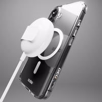 SBS Extreme Mag D3O MagSafe Ümbris jaoks iPhone 16 Plus - Läbipaistev