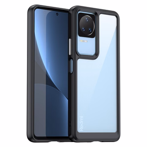 Outer Space Case for Xiaomi Poco F4 5G ümbris paindliku raamiga must