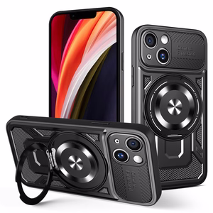 Defender Armor Mag ümbris jaoks iPhone 14 6,1" must