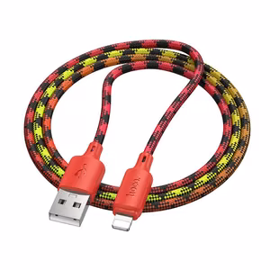Kaabel USB A to Lightning Hoco 2,4A 1 m X116 gradient punane