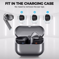 Tech-Protect Ear Tips jaoks Samsung Galaxy Buds 3 Pro in sizes S / M / L - must (3 pcs.)