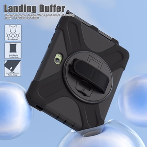 JM Rugged Case Grip ümbris Samsung Galaxy Tab Active Pro/ Active4 Pro/ Active5 Pro rihmaga must