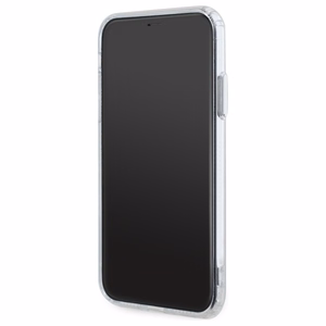 Karl Lagerfeld IML Metal Choupette Head MagSafe iPhone 11 Ümbris - valge