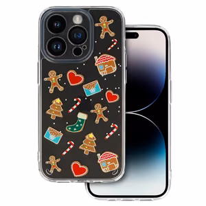 TEL PROTECT Christmas Ümbris jaoks Samsung S23 Ultra Design 2 Clear