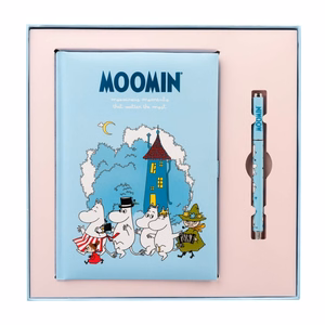 Moomins A5 märkmik pliiatsiga