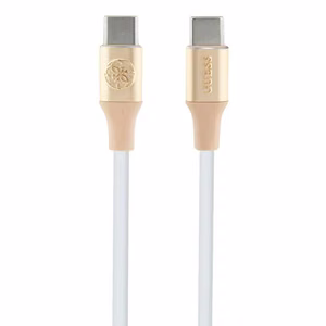 Guess Ebossed Logo USB-C / USB-C Kaabel 1.5m Fast Charging - kuldne