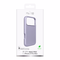 Pure Icon Mag Pro Liquid Silicone Ümbris jaoks iPhone 17 Pro Max, MagSafe Compatible, with Camera Protection and Aluminum Buttons - Roosa