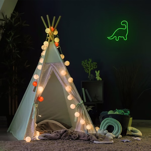 Neon LED Light DINOSAUR roheline NNE01 Neolia