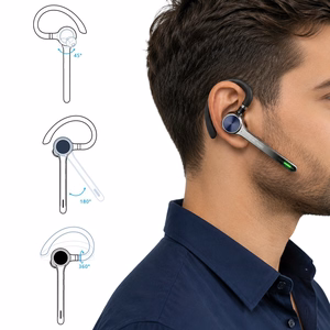 Blavec Talk 1 Multipoint Bluetooth-peakomplekt (BHTA1-B), must