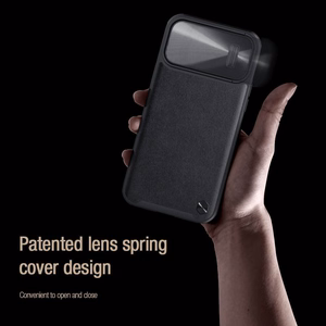 Nillkin CamShield S Leather Ümbris jaoks Iphone 14 Pro must