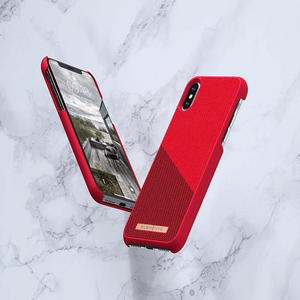 Nordic Elements Saeson Freja ümbris seadmele iPhone XS Max, punane