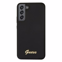 Guess GUHCS22MLSLMGBK S22+ S906 must/must hardcase Silicone Script Metal Logo