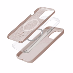 Crong Color Cover Magnetic ümbris seadmele iPhone 14 Pro, MagSafe'iga ühilduv, liivaroosa