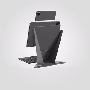 AmazingThing Matte Pro Mag Folio ümbris alusega iPad Air M3 13" jaoks - must