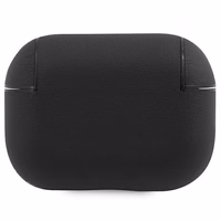 BMW BMAP2SSLBK AirPods Pro 2 (2022/2023) cover must/must Geniune Leather hõbedane Logo