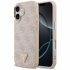 Guess 4G Triangle Logo MagSafe Ümbris jaoks iPhone 17 - Rose Kuldne