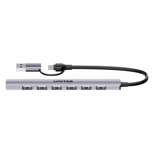 Unitek H1209AGY01 USB-A 5Gbps 7-in-1 jaotur