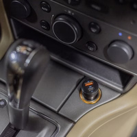 Forever CC-06 PD QC autolaadija 1x USB-C 1x USB 20W must + USB-C - USB-C kaabel 60W