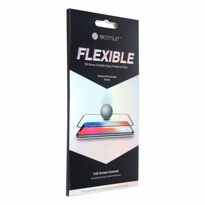 Bestsuit Flexible Hybrid Glass 5D jaoks Apple iPhone 12 mini must