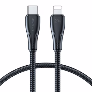 USB kaabel Joyroom „A11“ must „Type-C / Lightning“ 25cm (kuni 20W)