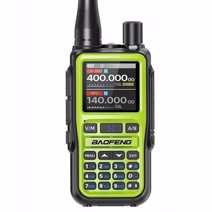 Baofeng UV-5R EU Mini – käsiraadio, USB-C, Bluetooth, VHF/UHF, lennundussagedusala, roheline