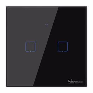 Touch valgus lüliti WiFi + RF 433 Sonoff T3 EU TX (2-channel)