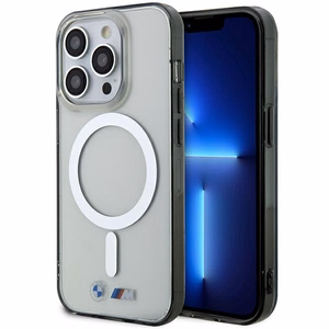 Ümbris BMW BMHMP14LHCRS iPhone 14 Pro 6.1" läbipaistev hardcase hõbedane Ring MagSafe