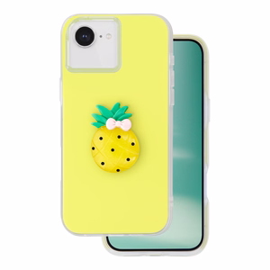 Fruit 2in1 ümbris iPhone 16e / 17e jaoks kollane