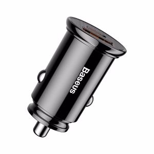 Baseus Circular Plastic QC 3.0 PD car charger 1x USB-C - USB port 30W must
