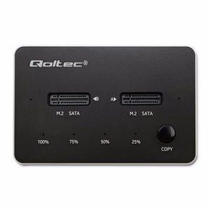 Qoltec 50310 Kettajaam 2x SSD M.2 SATA NGFF USB Type-C