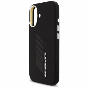 AMG Silicone Oversize Rhombs MagSafe Ümbris jaoks iPhone 17 - must