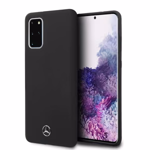 Mercedes Silicone Line Ümbris jaoks Samsung Galaxy S20+ - must