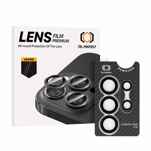 Tempered glass Tel Protect 3D Lens Aramid Series on camera jaoks Samsung Galaxy S24 Ultra (lens 5 pieces)