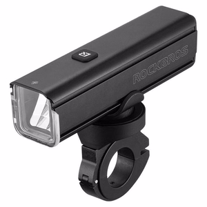 Rockbros 24610002001 eesmine jalgrattatuli 1000 lm + USB-C - USB-A kaabel - must