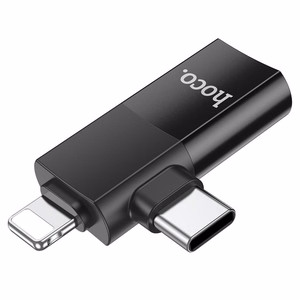 Adapter OTG 2in1 USB C / Lightning USB A Hoco UA17 must